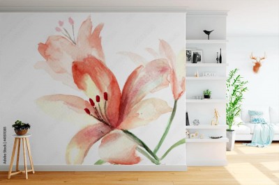 Fototapeta Piękne kwiaty lilii