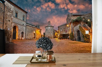 Fototapeta Stare miasto t świt