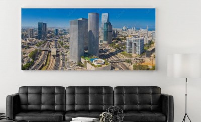 Obraz na płótnie Panorama Tel Awiwu 