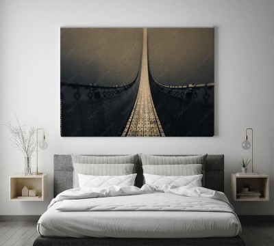 Obraz na płótnie Piękny tajemniczy most 3D