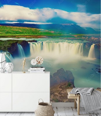 Fototapeta Godafoss wodospad na Islandii