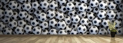 Fototapeta Tło z najbardziej klasycznego wzoru piłki nożnej