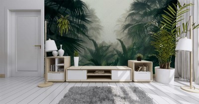 Fototapeta 3D - Ciemna dżungla 