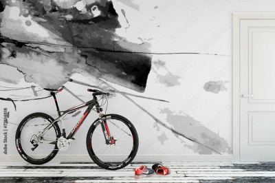 Fototapeta abstrakcyjna plama atramentu