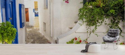 Fototapeta Stare miasto na wyspie Naxos, Cyklady, Grecja