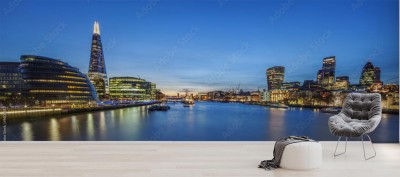 Fototapeta Widok na panoramę Londynu