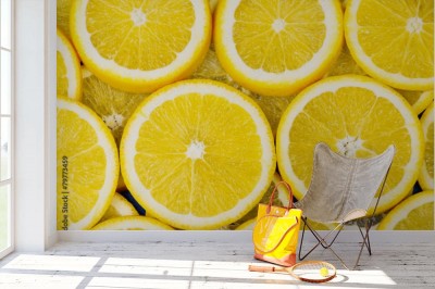 Fototapeta Plastry cytryny