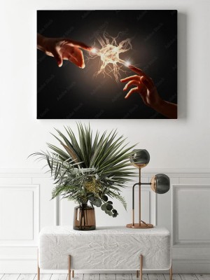 Obraz na płótnie Umysł i sygnały mentalne