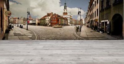 Fototapeta Panorama rynku poznańskiego
