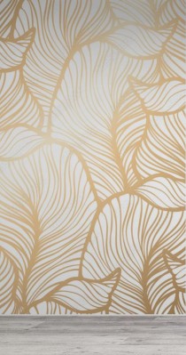 Fototapeta na ścianę - Złote liście