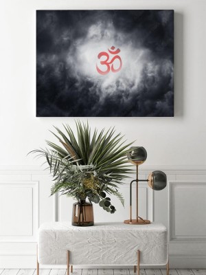 Obraz na płótnie Straszne epickie niebo z groźnymi chmurami