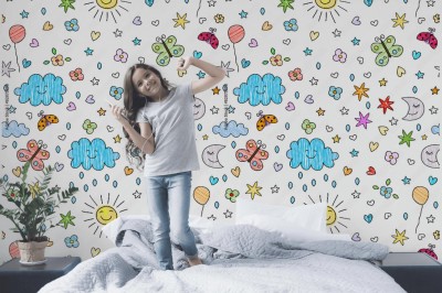 Tapeta Wzór dla dzieci