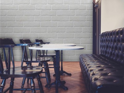 Fototapeta Białe cegły na bezszwowym wzorze