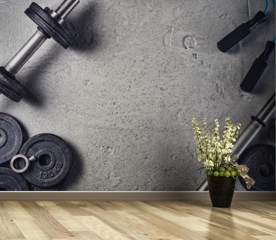 Fototapeta Ściana w siłowni