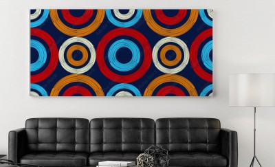 Obraz na płótnie Kolorowe Koła