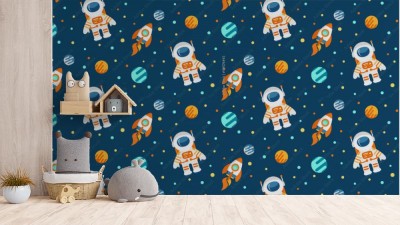 Tapeta dla dziecka Kosmiczna przestrzeń