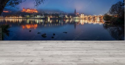 Fototapeta Heidelberg w zimowej panoramie