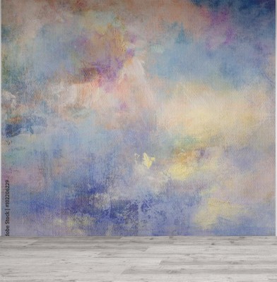 Fototapeta Malowane niebo na płótnie