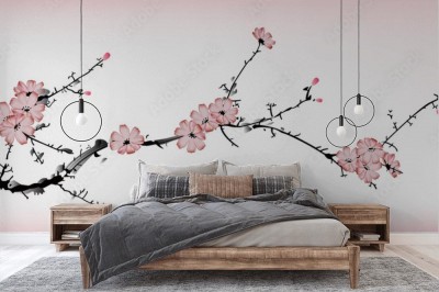 Fototapeta Malowanie kwiatów