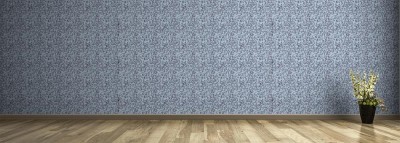 Fototapeta z panoramicznym ornamentem roślinnym