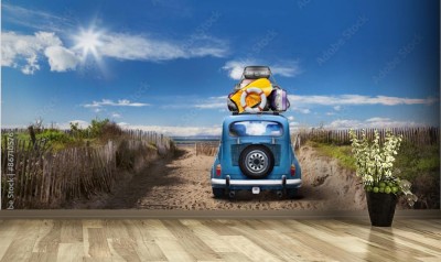 Fototapeta Samochód na plaży