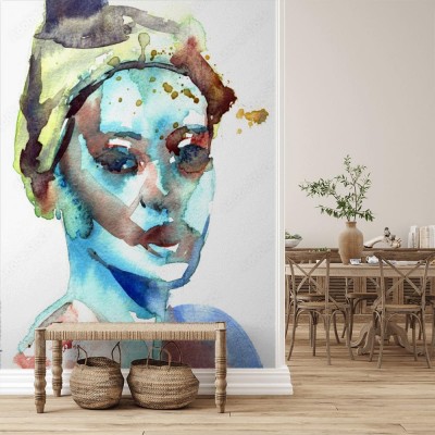 Fototapeta Turkusowy portret