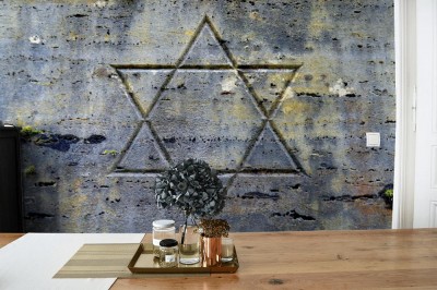 Fototapeta Gwiazda Dawida na nagrobku