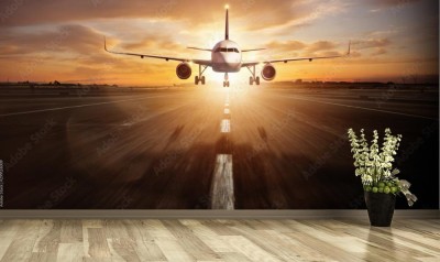 Fototapeta Pas startowy w trakcie lądowania