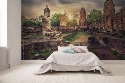 Fototapeta Starożytny posąg Buddy