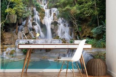 Fototapeta Wodospady Tat Kuang Si