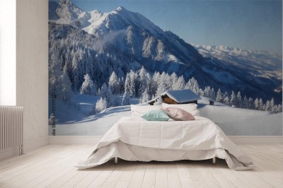 Fototapeta Zimowa bajka w Alpach