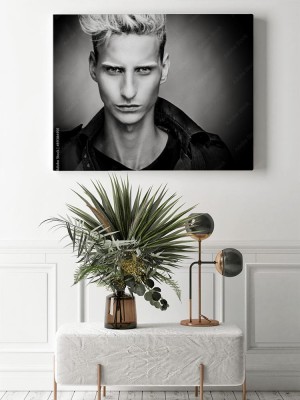 Obraz na płótnie Męska modna fryzura