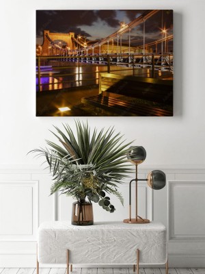 Obraz na płótnie Oświetlony most