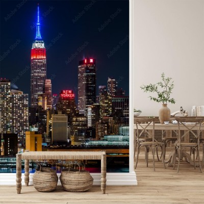 Fototapeta Empire State Building obchodzi Dzień Prezydenta