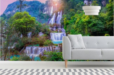 Fototapeta Krajobraz z wodospadem