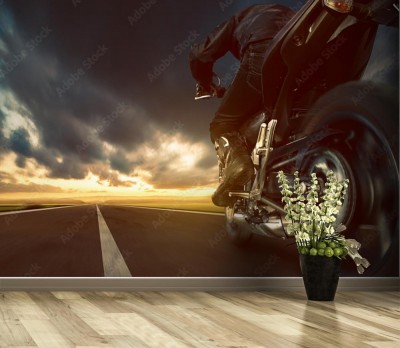 Fototapeta Przyspieszenie motocykla