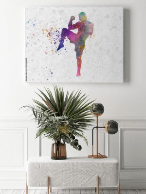 Obraz na płótnie Zawodnik taekwondo