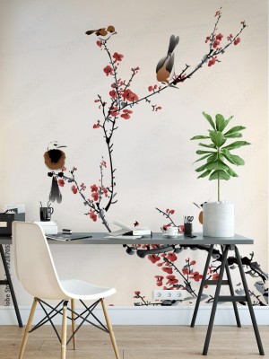 Fototapeta Malowane ptaki