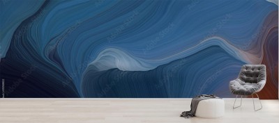 Fototapeta abstrakcja turkusu i ciemno niebiskiego