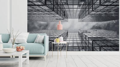 Fototapeta Budynek w żabiej perspektywie