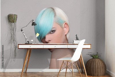 Fototapeta Farbowane włosy