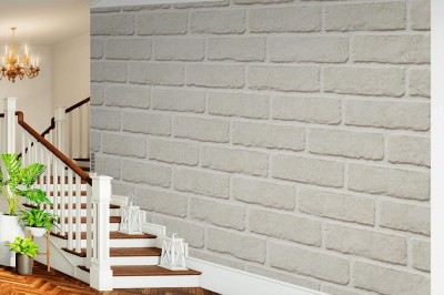 Fototapeta Tekstura z białej cegły