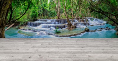 Fototapeta Wodospad w  National Park Kanchanaburi, Tajlandia