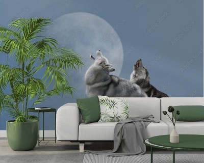 Fototapeta Wycie do księzyca