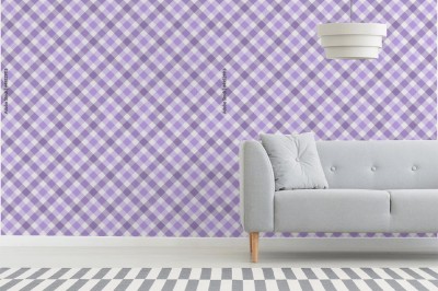 Fototapeta z wzorem w kratę