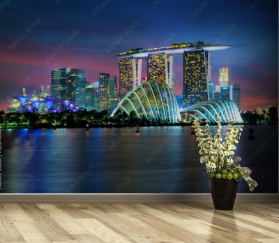 Fototapeta Singapurskie drapacze chmur