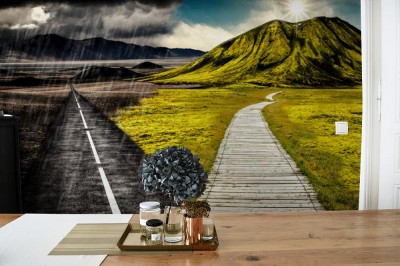 Fototapeta Słońce i deszcz