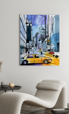 Obrazy do salonu Kierowca taksówki