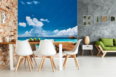 Fototapeta Piękna plaża na Seszelach