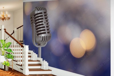 Fototapeta Retro Mikrofon